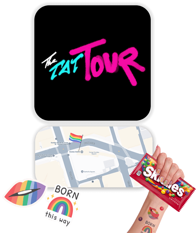 Ink The Rainbow design and map